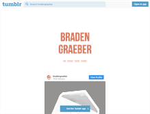 Tablet Screenshot of blog.bradengraeber.com